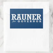 RAUNER FÜR REGIERUNGSCHEFS 2014 RECHTECKIGER AUFKLEBER (Tasche)