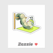 Raupe ABS Workout-Fitness Aufkleber (Blatt)