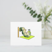 Raupe ABS Workout-Fitness Postkarte (Stehend Vorderseite)