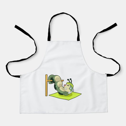 Raupe ABS Workout-Fitness Schürze (Vorderseite)