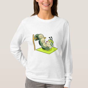 Raupe ABS Workout-Fitness T-Shirt