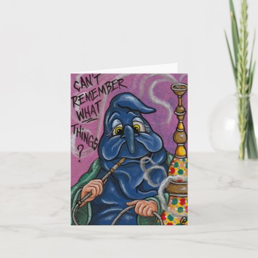 RAUPE-Alice im Wunderland-Merkkarte Karte (Vorderseite)