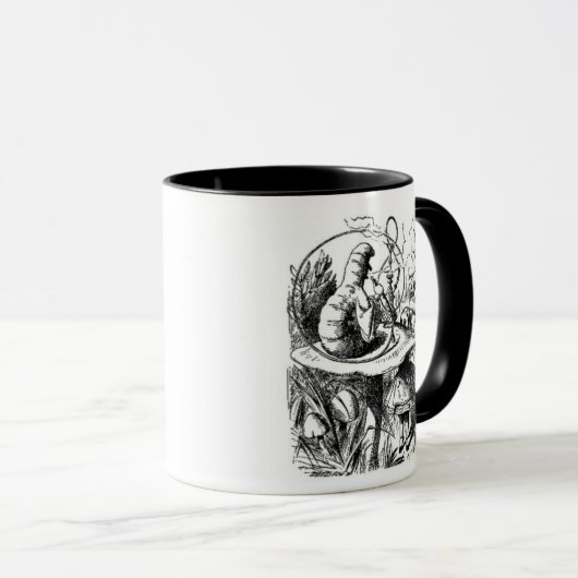 Raupe - Alice im Wunderland Tasse (VorderseiteRechts)