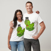 Raupe als Gentleman mit Zylinder T-Shirt (Unisex)