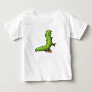 Raupe als Inline-Skater mit Inline-Skaten Baby T-shirt