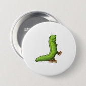 Raupe als Inline-Skater mit Inline-Skaten Button (Vorne & Hinten)