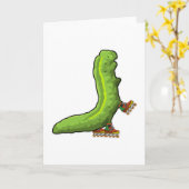 Raupe als Inline-Skater mit Inline-Skaten Karte (Gelbe Blume)