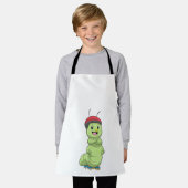 Raupe als Inline-Skater mit Roller Skate.pn Schürze (Getragen)