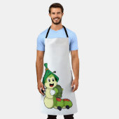 Raupe als Student mit Rucksack Schürze (Getragen)