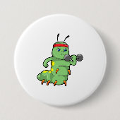 Raupe am Krafttraining mit Dumbell Button (Vorderseite)