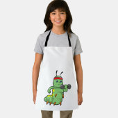 Raupe am Krafttraining mit Dumbell Schürze (Insitu)