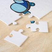 Raupe auf Inline-Skaten mit Roller-Skaten Puzzle (Seite)