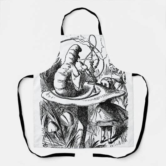 Raupe aus der Alice im Wunderland Schürze (Vorderseite)