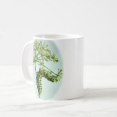 Raupe aus schwarzem Frack frisst Petersilie-Tasse Kaffeetasse (Vorderseite Links)