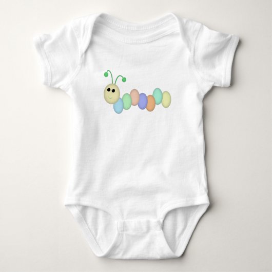 Raupe Baby Bodysuit Baby Strampler (Vorderseite)