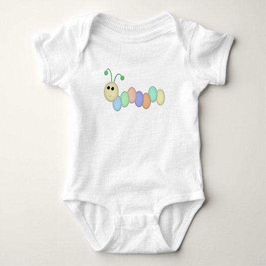 Raupe Baby Bodysuit Strampler (Vorderseite)
