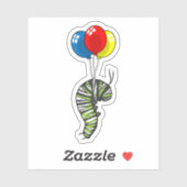 Raupe Balloon Aufkleber (Blatt)