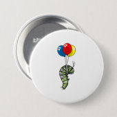 Raupe Balloon Button (Vorne & Hinten)