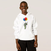 Raupe Balloon Hoodie (Vorne ganz)