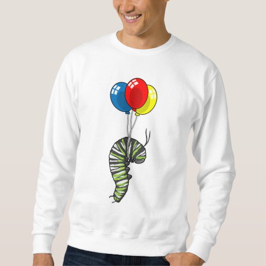 Raupe Balloon Sweatshirt (Vorderseite)