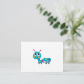 Raupe Begleitkarte (Stehend Vorderseite)