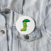 Raupe beim Regen Button (Beispiel)