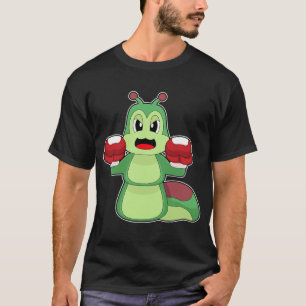 Raupe Boxer Boxhandschuhe Boxen T-Shirt