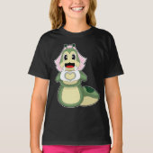 Raupe Bride Heart Wedding T-Shirt (Vorderseite)