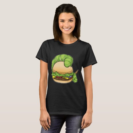 Raupe Burger T-Shirt (Vorne ganz)
