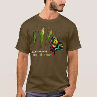 Raupe Cocoon Butterfly Design für Schmetterlinge T-Shirt