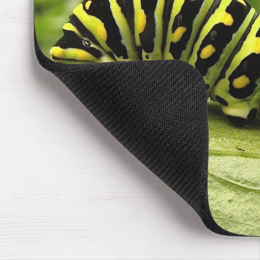 Raupe des Schwarzen Fracks Mousepad (Ecke)