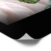 Raupe des schwarzen Fracks/Schmetterling Poster (Ecke)