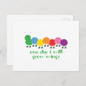 Raupe Dream Postkarte (Vorne/Hinten)