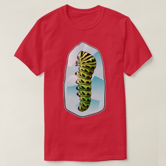Raupe Eiswürfel T-Shirt (Design vorne)