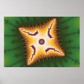 Raupe - Fraktal Poster (Vorne)