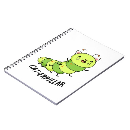 Raupe Funny Bug Pub Notizblock (Linke Seite)