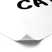 Raupe Funny Bug Pub Poster (Ecke)