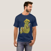 Raupe Gärtner Schaufel Garten T-Shirt (Vorne ganz)