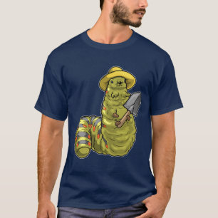 Raupe Gärtner Schaufel Garten T-Shirt
