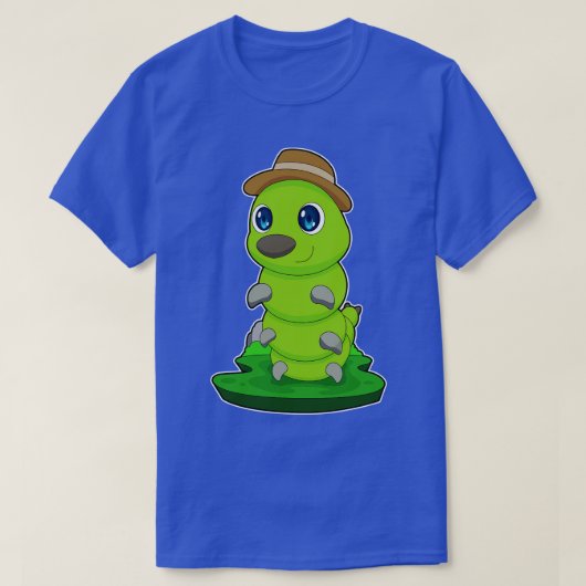 Raupe Gentleman Hat T-Shirt (Design vorne)