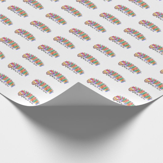 Raupe Geschenkpapier (Ecke)