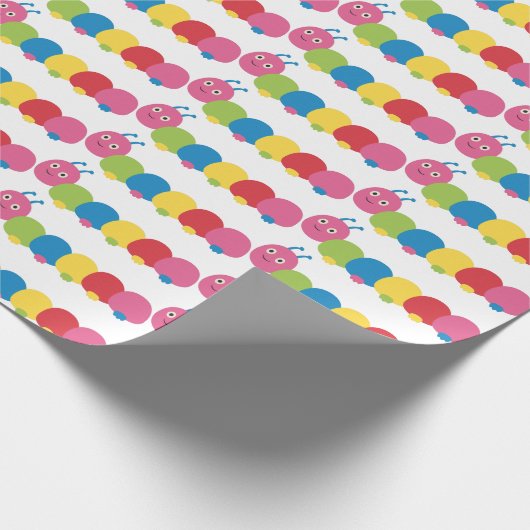 Raupe Geschenkpapier (Ecke)