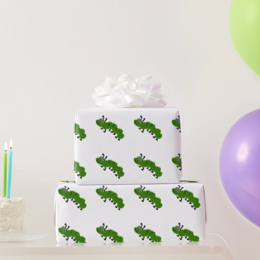 Raupe Geschenkpapier (Partygeschenke)