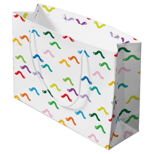 Raupe Große Geschenktüte (Rückseite Schrägansicht)