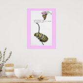 Raupe Haiku Poster (Küche)