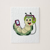 Raupe Headphone Music Puzzle (Vertikal)