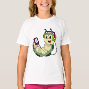 Raupe Headphone Music T-Shirt