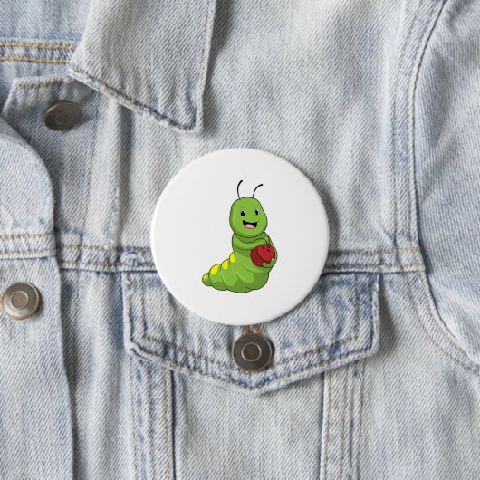 Raupe im Bowling mit Bowlingball Button (Beispiel)