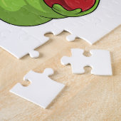 Raupe im Bowling mit Bowlingball Puzzle (Seite)