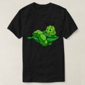 Raupe isst Leaf T-Shirt (Design vorne)